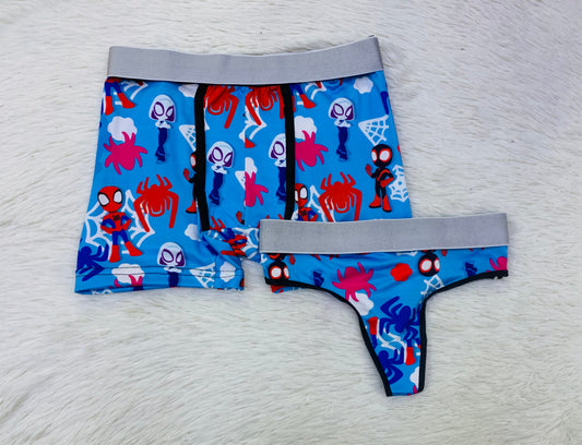 Gwen Spider Azul duo unitalla con tanga