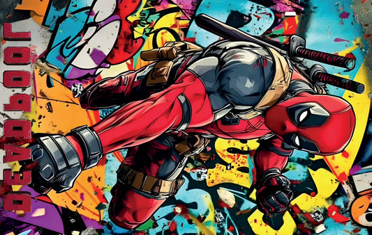 Dead Pool Grafiti frazada