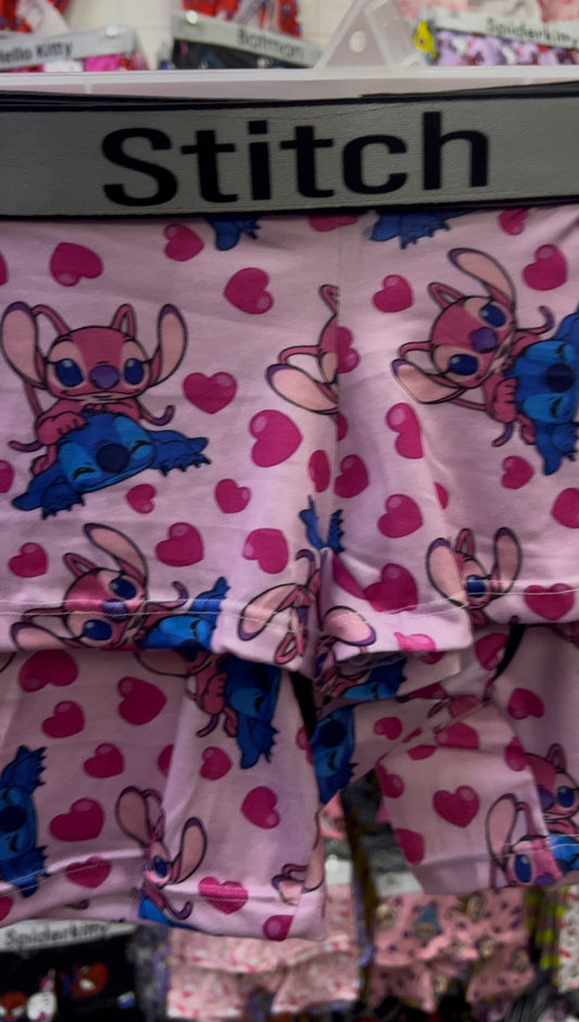 Stitch Rosa Duo Unitalla Con boxer.