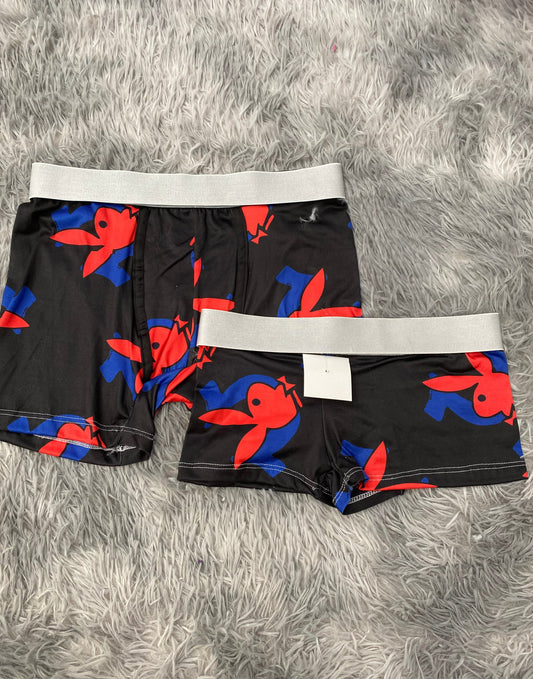 Play boy x True religion rojo y azul Duo Con Boxer