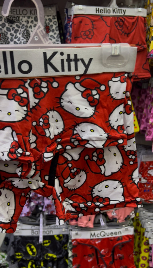 Kitty Rojo Duo Unitalla Con boxer.