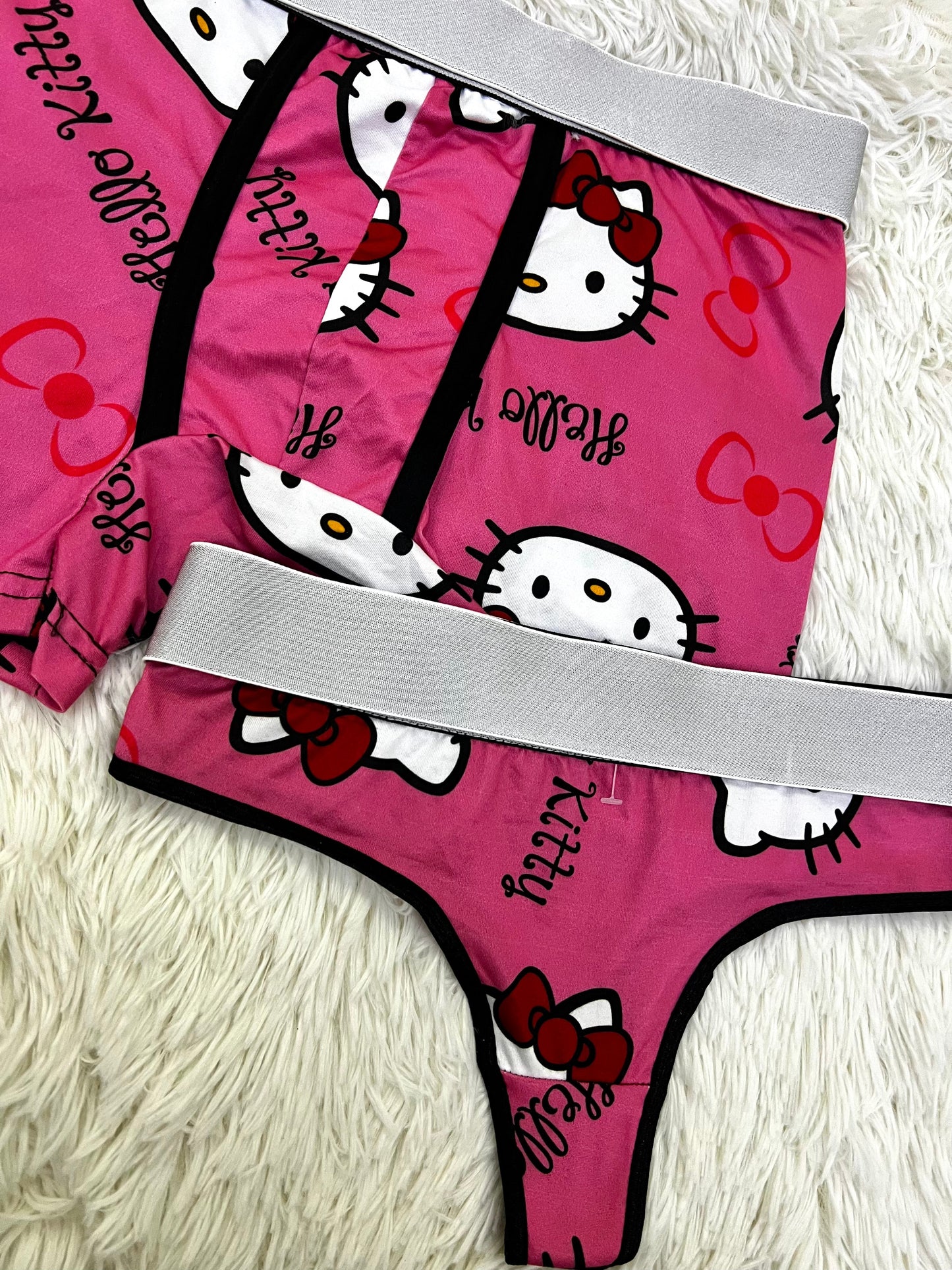 Hello Kitty Pink duo unitalla con tanga
