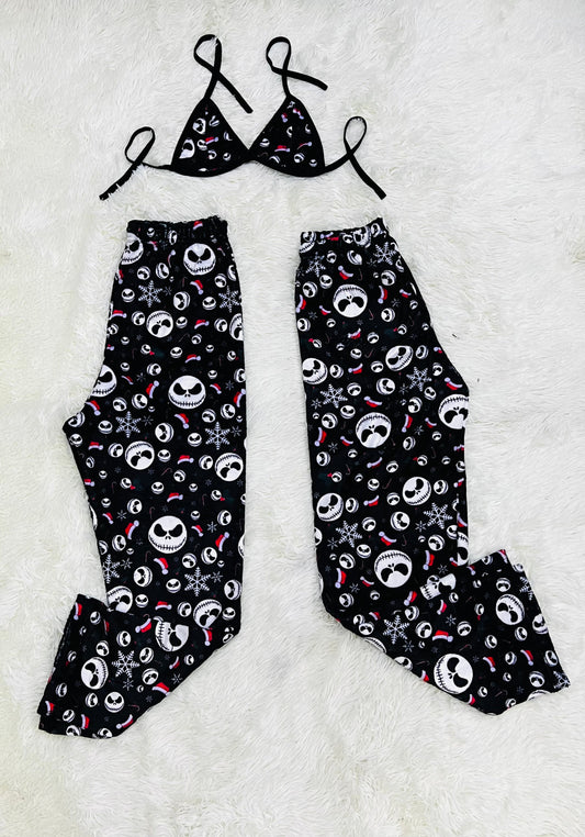 Pijama Jack Plush Sin Color Duo de pijama afelpada