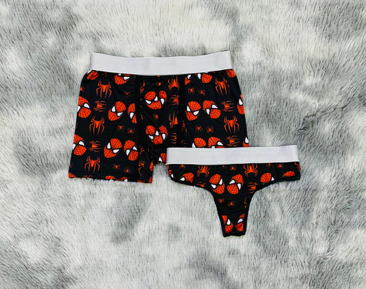 Spider-Man Negro duo unitalla con tanga