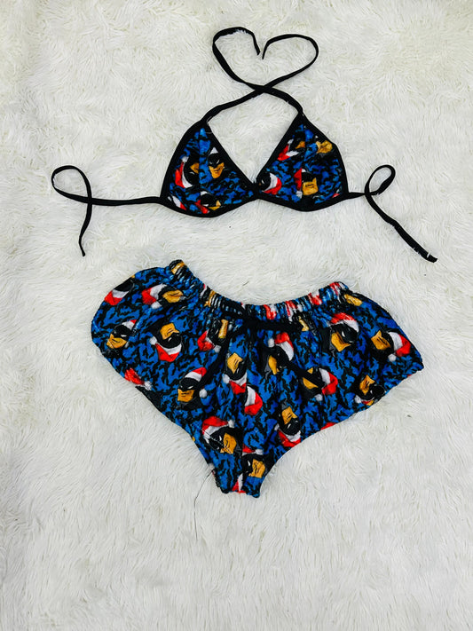 Batman Pijama Negro short con top