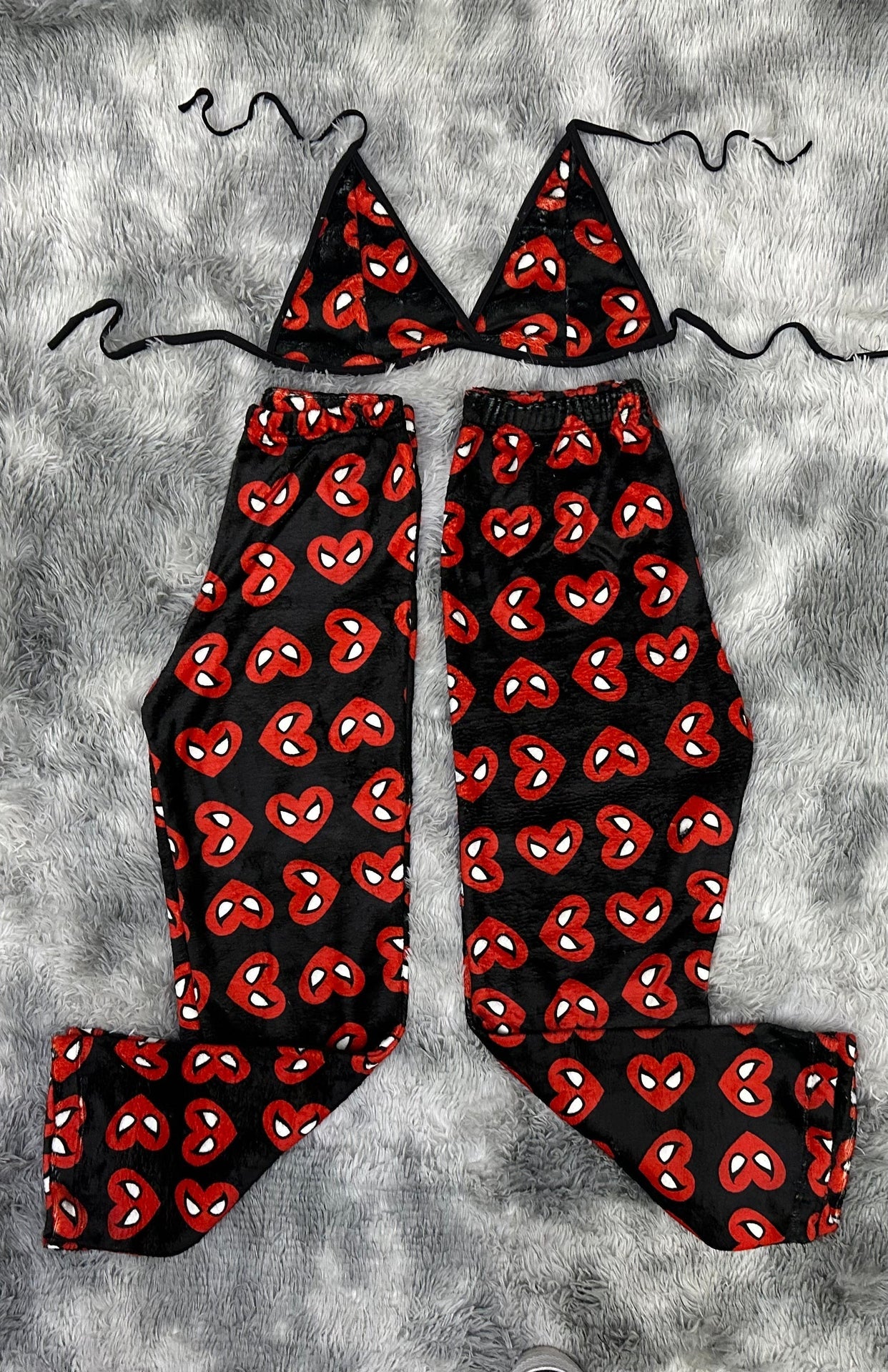 Spider-Man Rojo Duo de pijama afelpada.