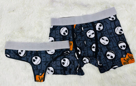 Jack Halloween Gris duo con tanga XL