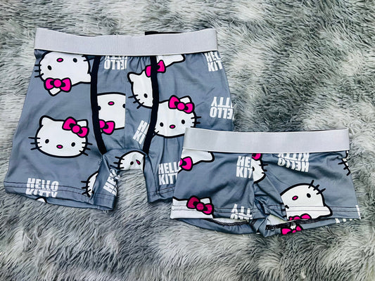 Kitty Gris Duo Unitalla Con boxer.