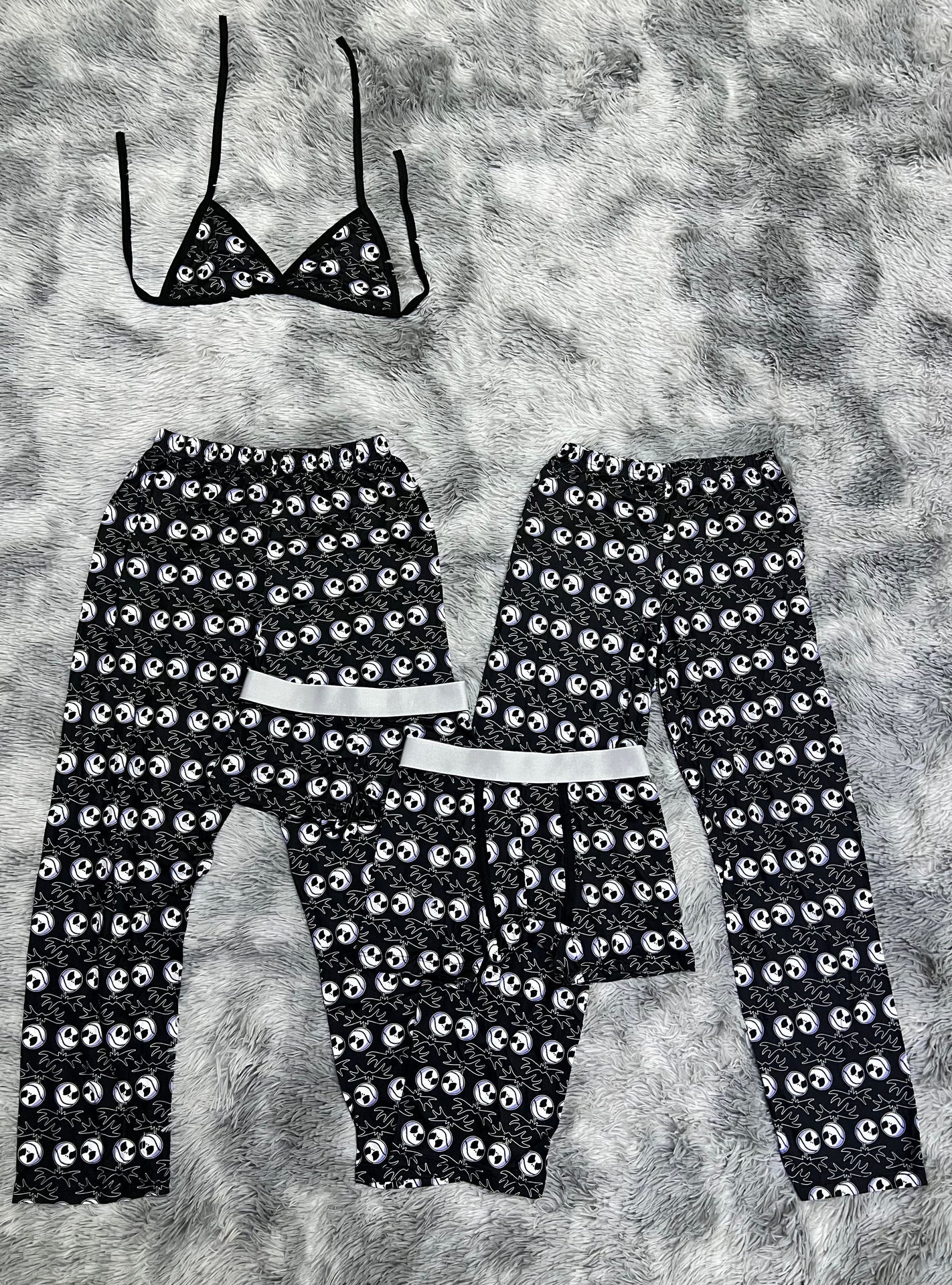Jack Print 5 piece pajama set Halloween Vibes 🎃👻