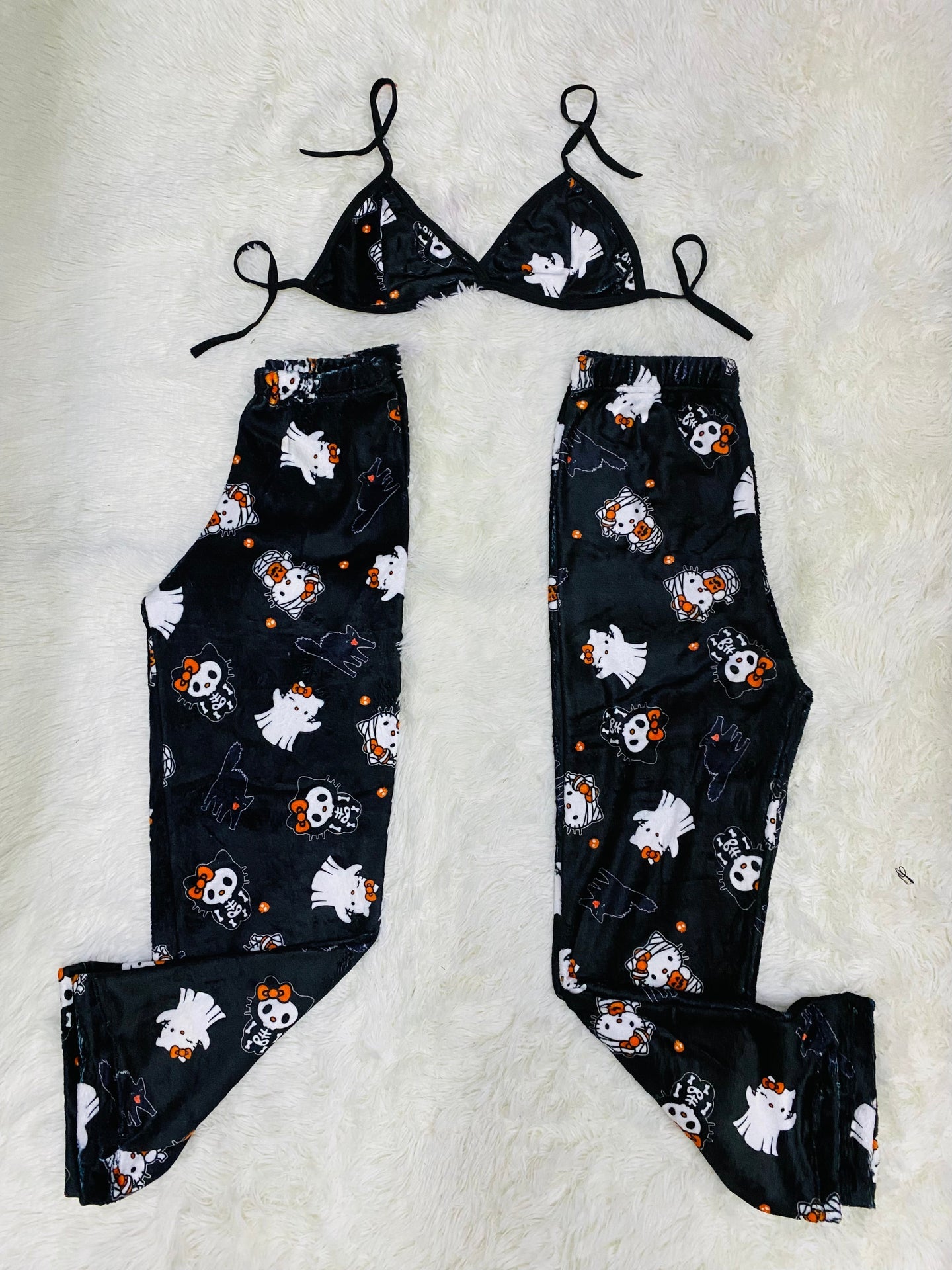 hello kitty disfraces duo de pijama afelpada
