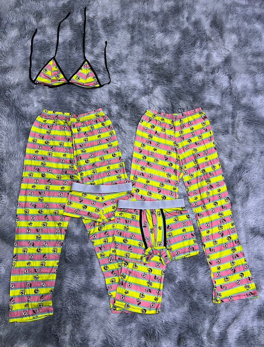 bob esponja y patricio rayas pijama 5 piezas