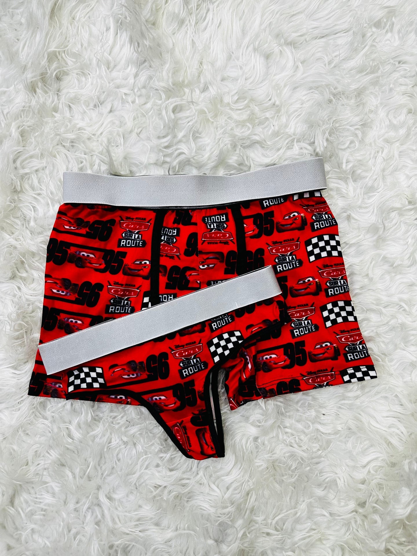 Cars matching couples underwear - Fundies