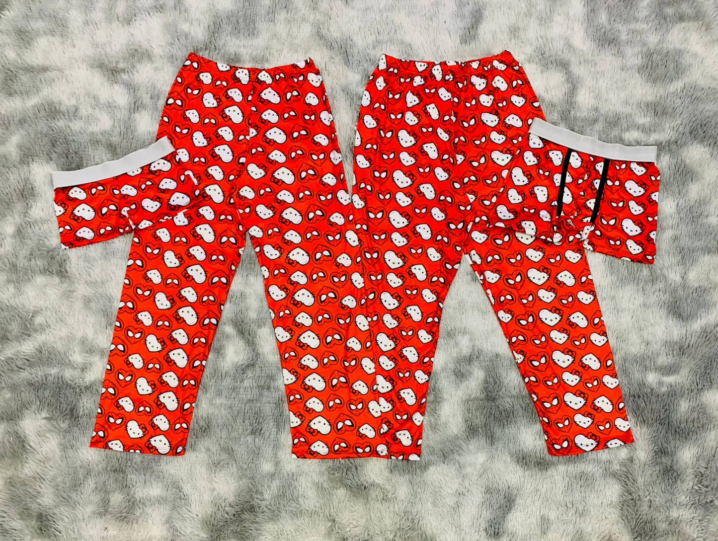 SpiderKitty Hearts 5 piece pajama set 😺❤️