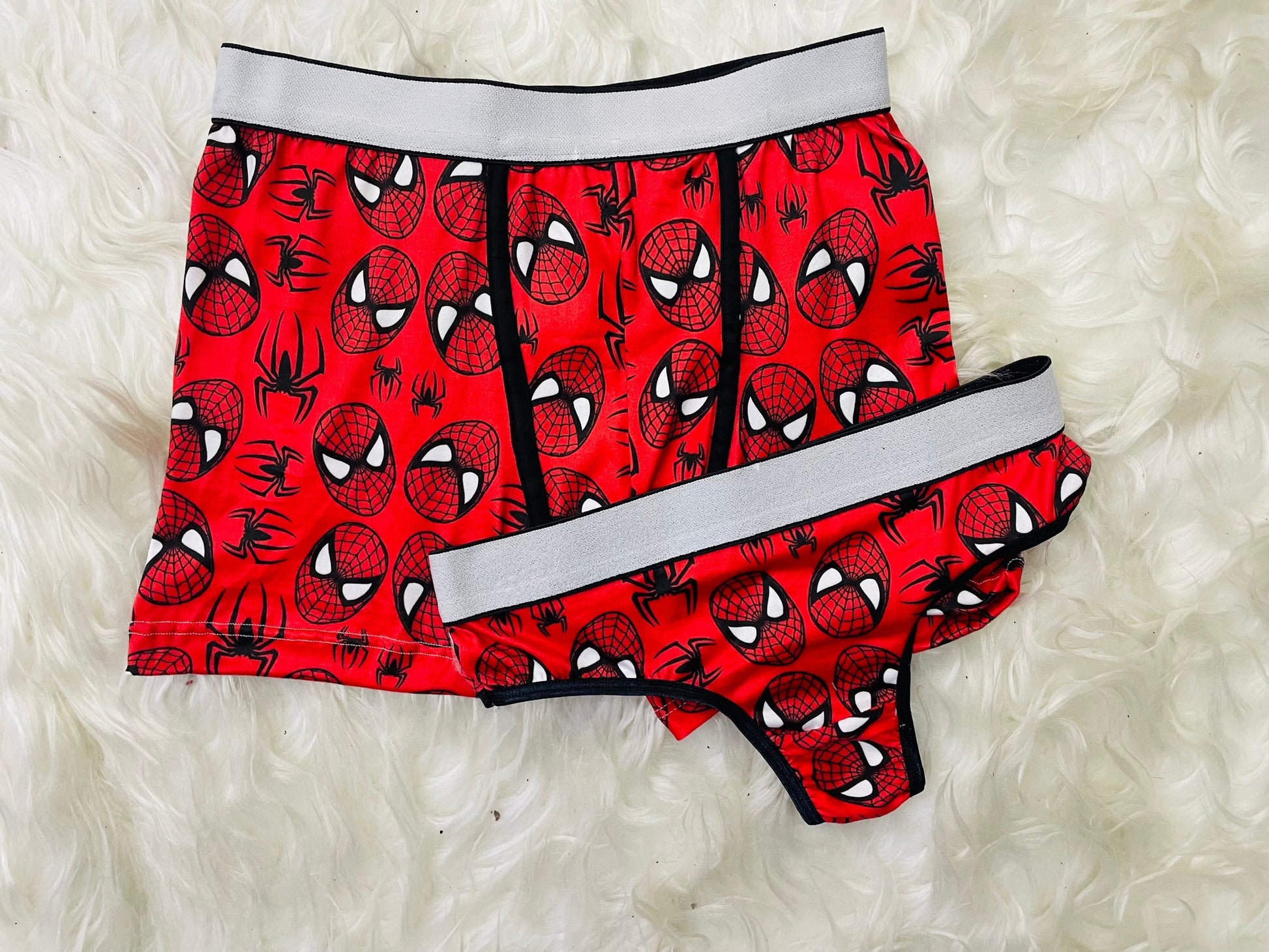Spidey matching couples underwear - Fundies