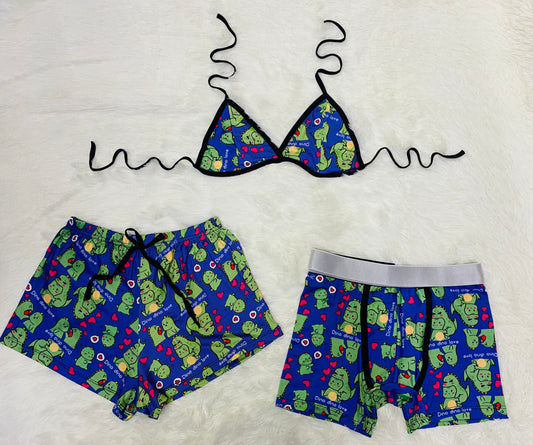 dino love Matching shorts and boxers - Fundies