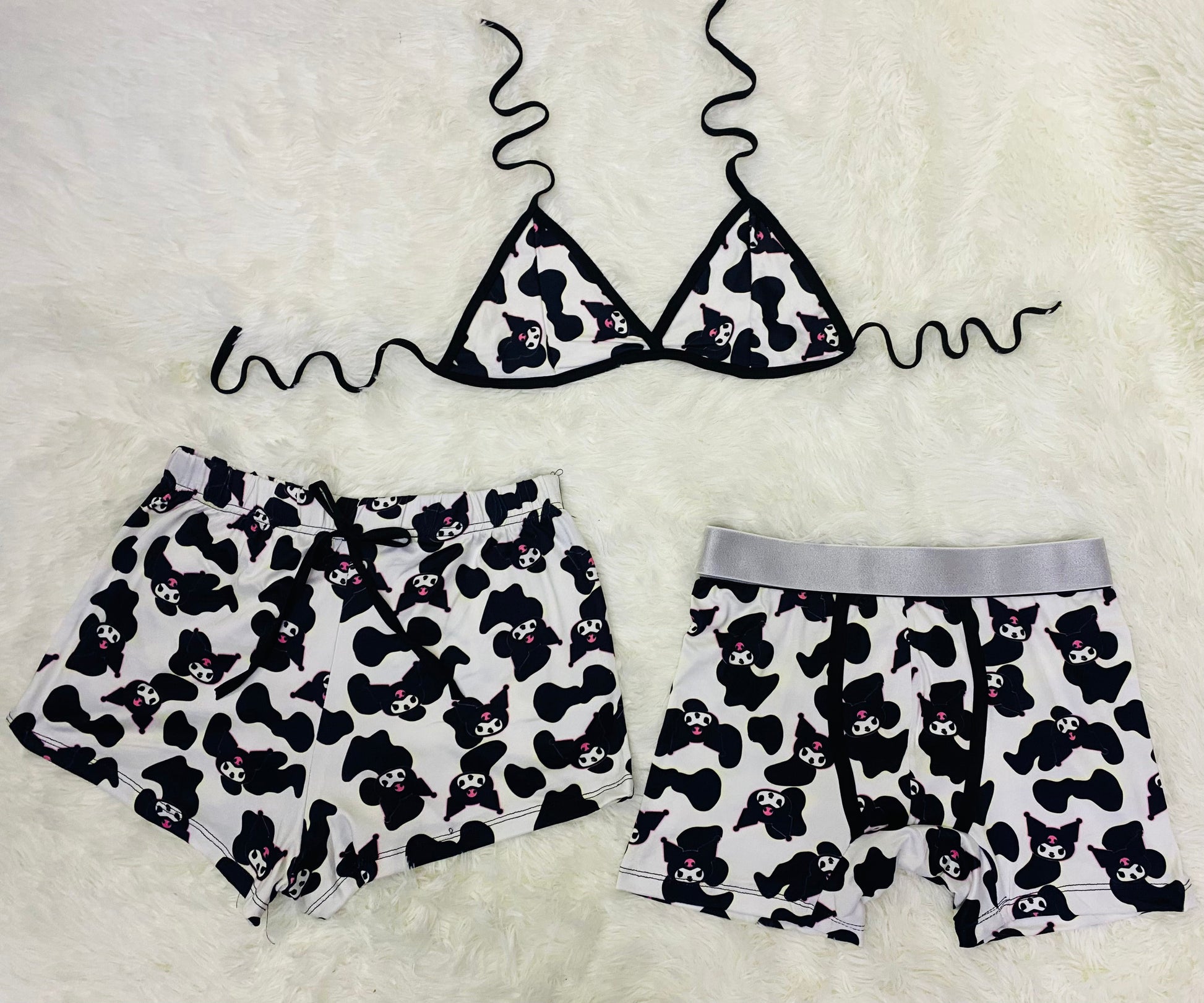 Kuromy little cow Matching shorts and boxers - Fundies