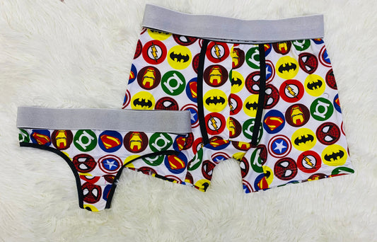 Marvel couples matching underwear - Fundies