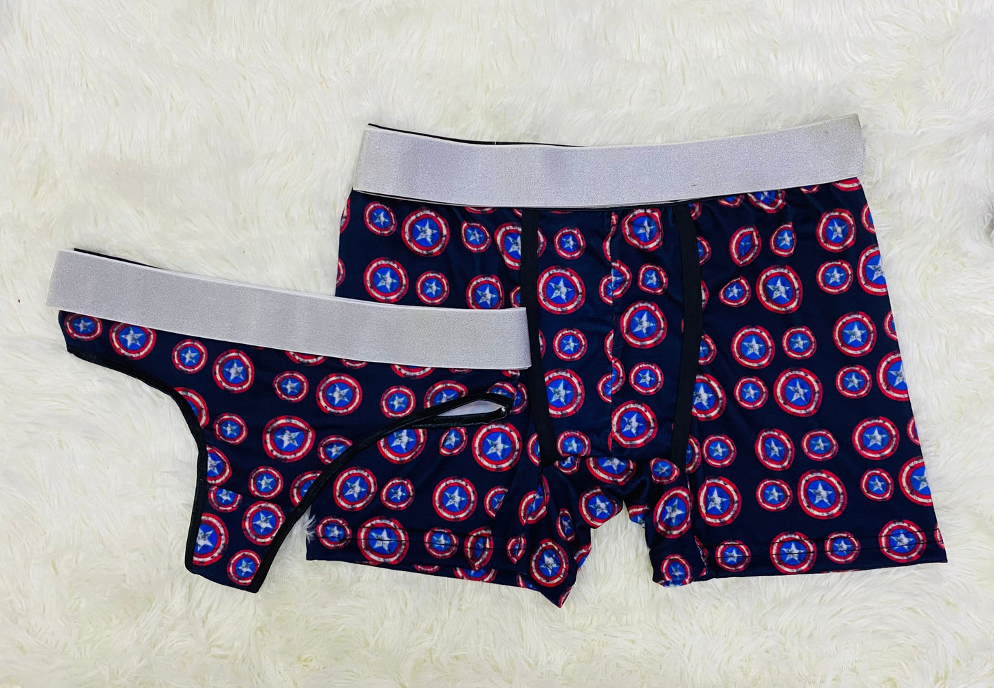 Captain America couples matching underwear - Fundies