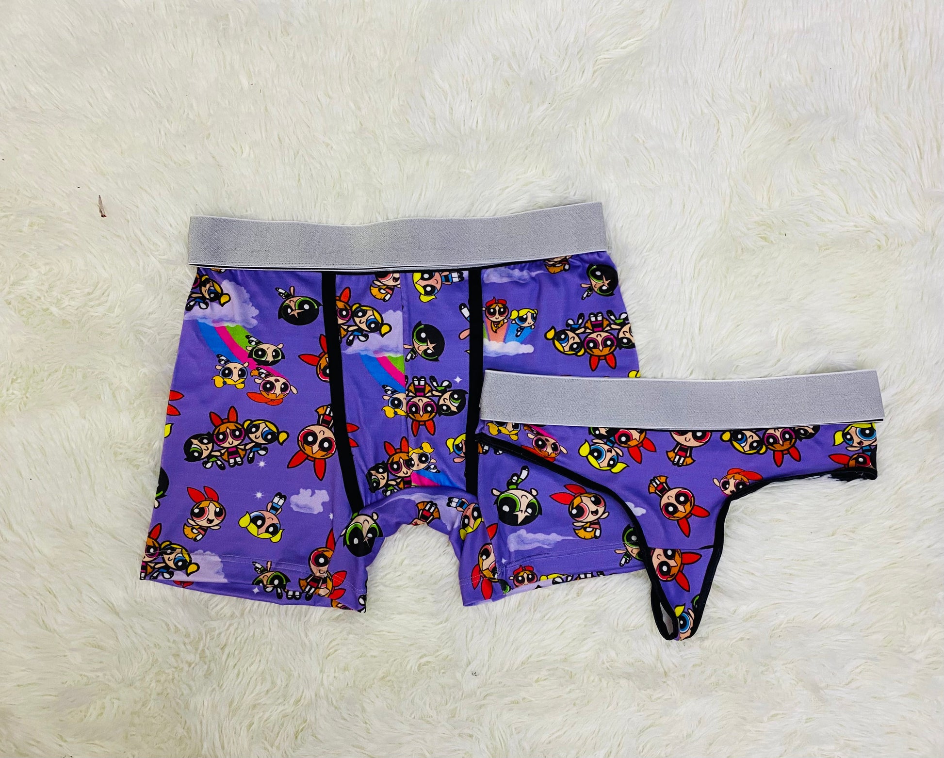 couples matching underwear powerpuff girls - Fundies