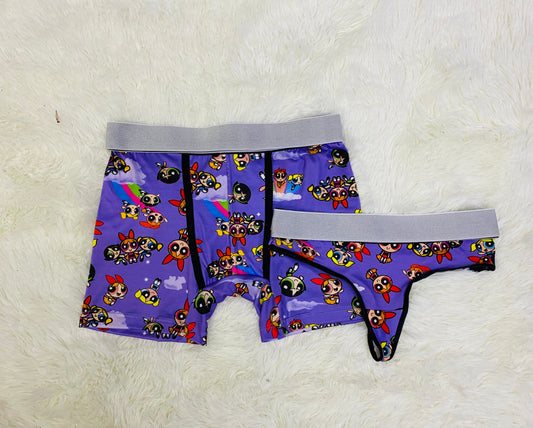 couples matching underwear powerpuff girls - Fundies
