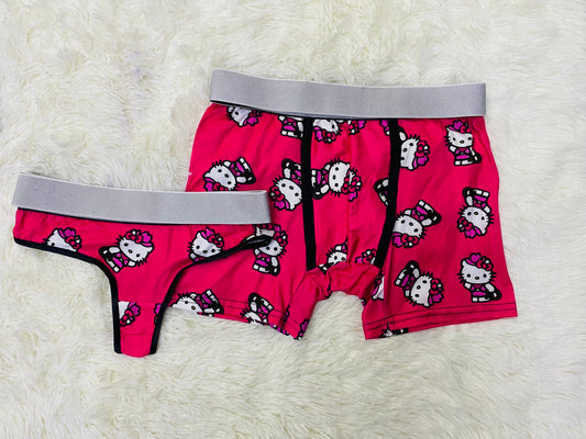 cowgirl kitty matching couples underwear - Fundies