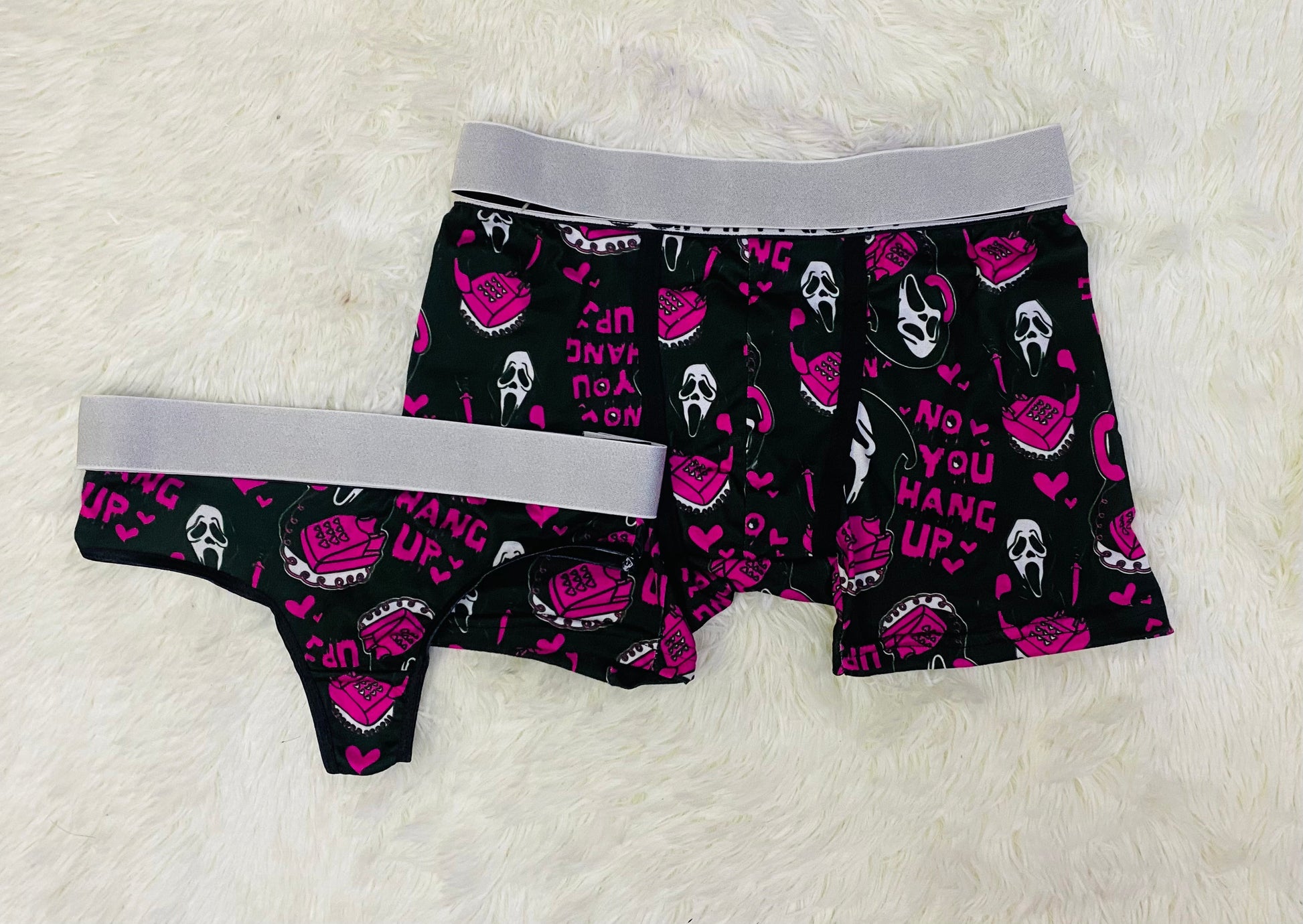 Scream matching couples underwear - Fundies