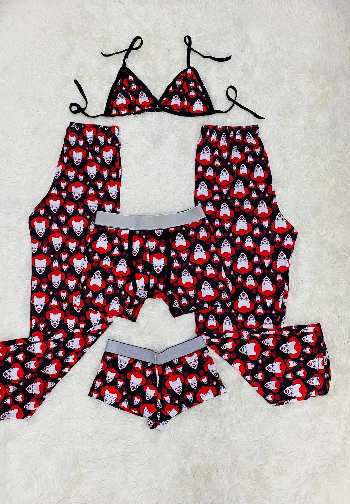 Pennywise Print 5 piece pajama set Halloween 🎃👻