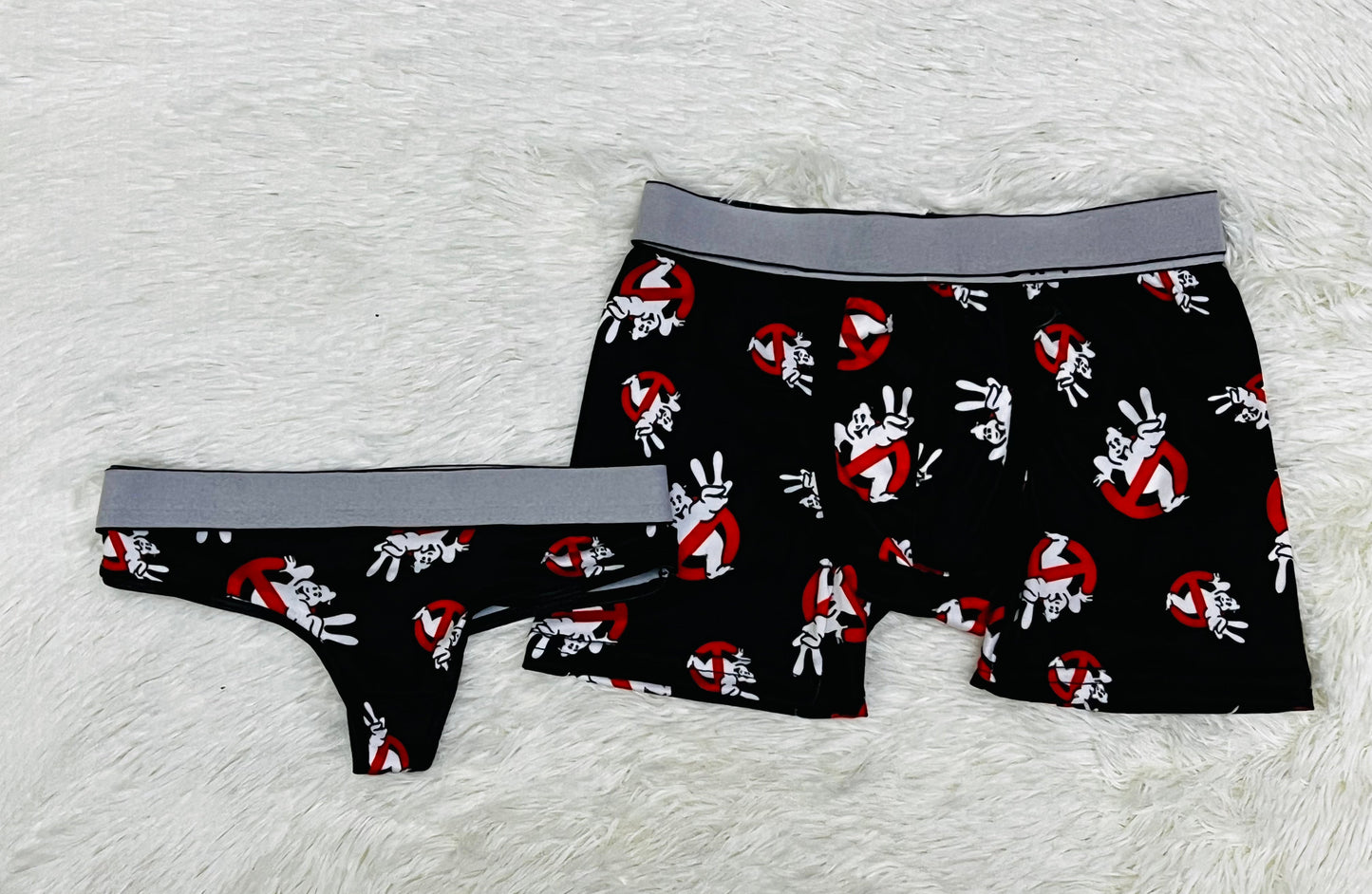 Ghostbusters Negro duo unitalla con tanga