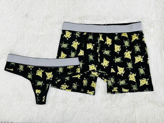 Oogie Boogie boxer con tanga