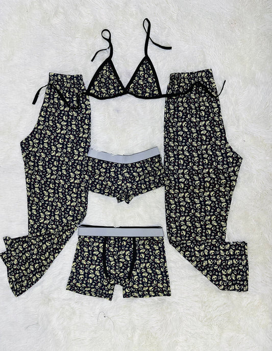 Jack Negro Duo de pijama 5 piezas