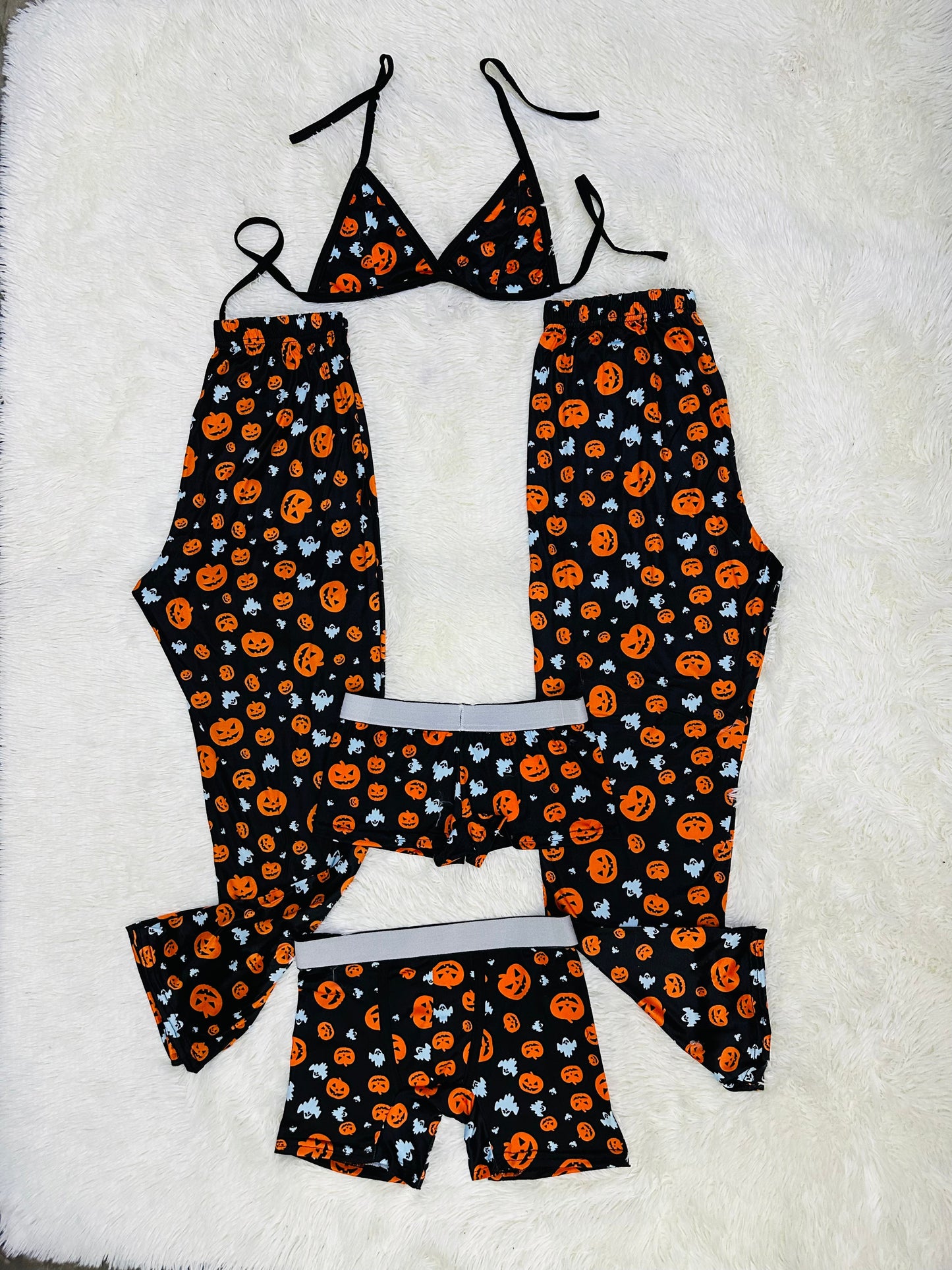 Pumpkin Print Naranja Duo Unitalla de 5 piezas