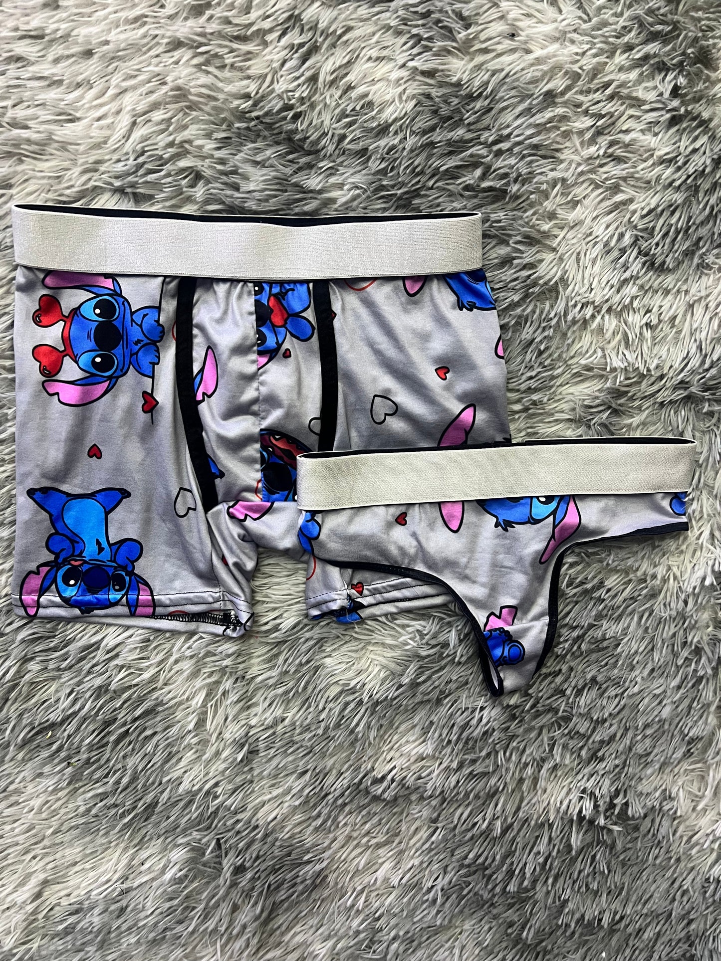 Stitch Gris duo unitalla con tanga