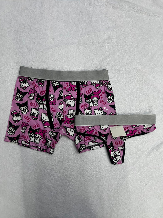 Hello kitty y Kuromi duo tanga