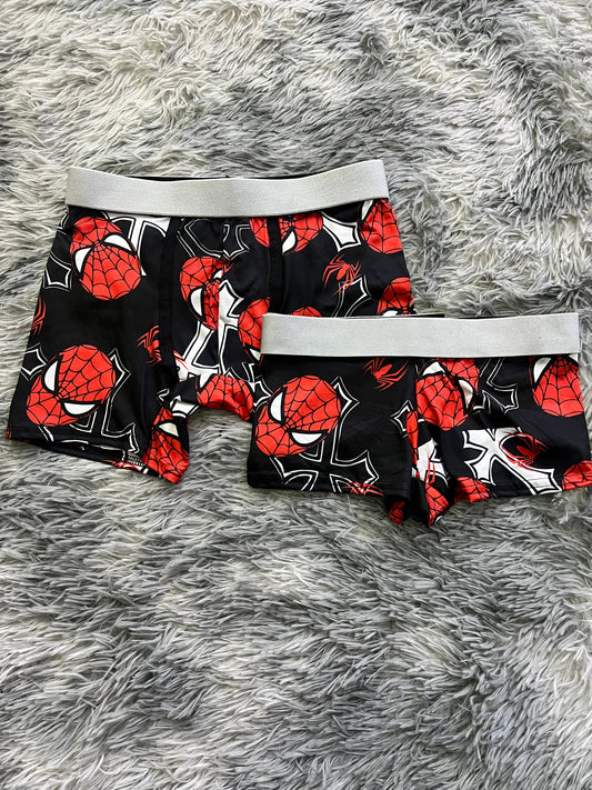 Spider Man Cross Print Rojo duo unitalla con tanga