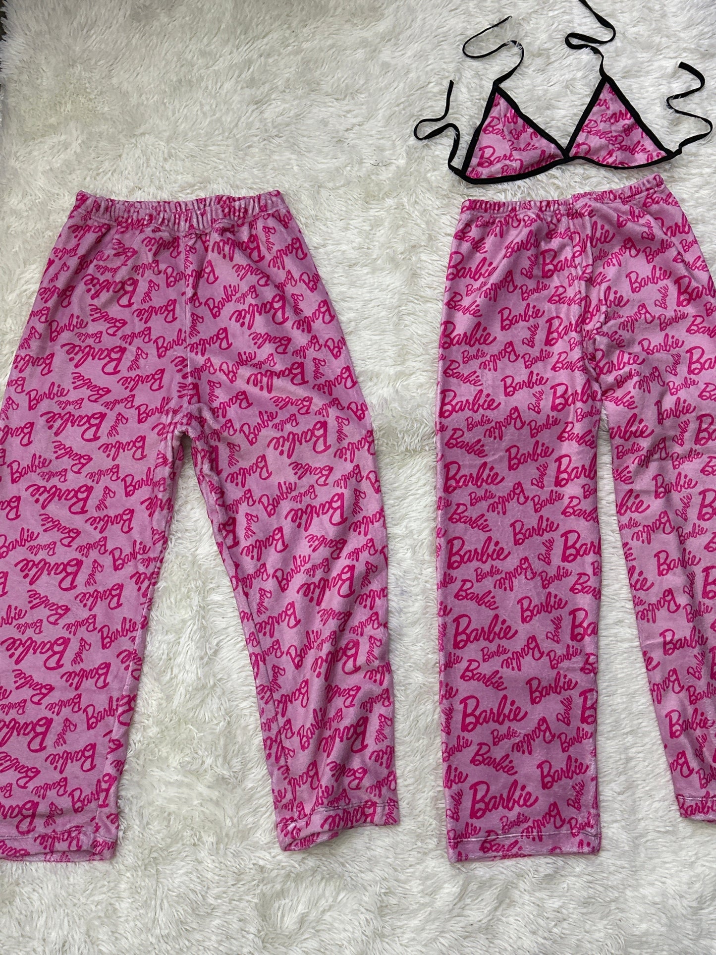 Pijama Osito Peluche Rosa Duo de pijama afelpada