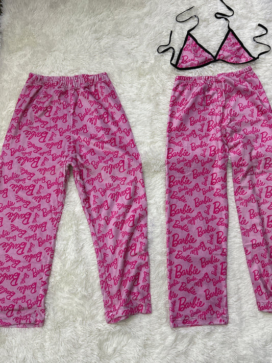 Pijama Osito Peluche Rosa Duo de pijama afelpada