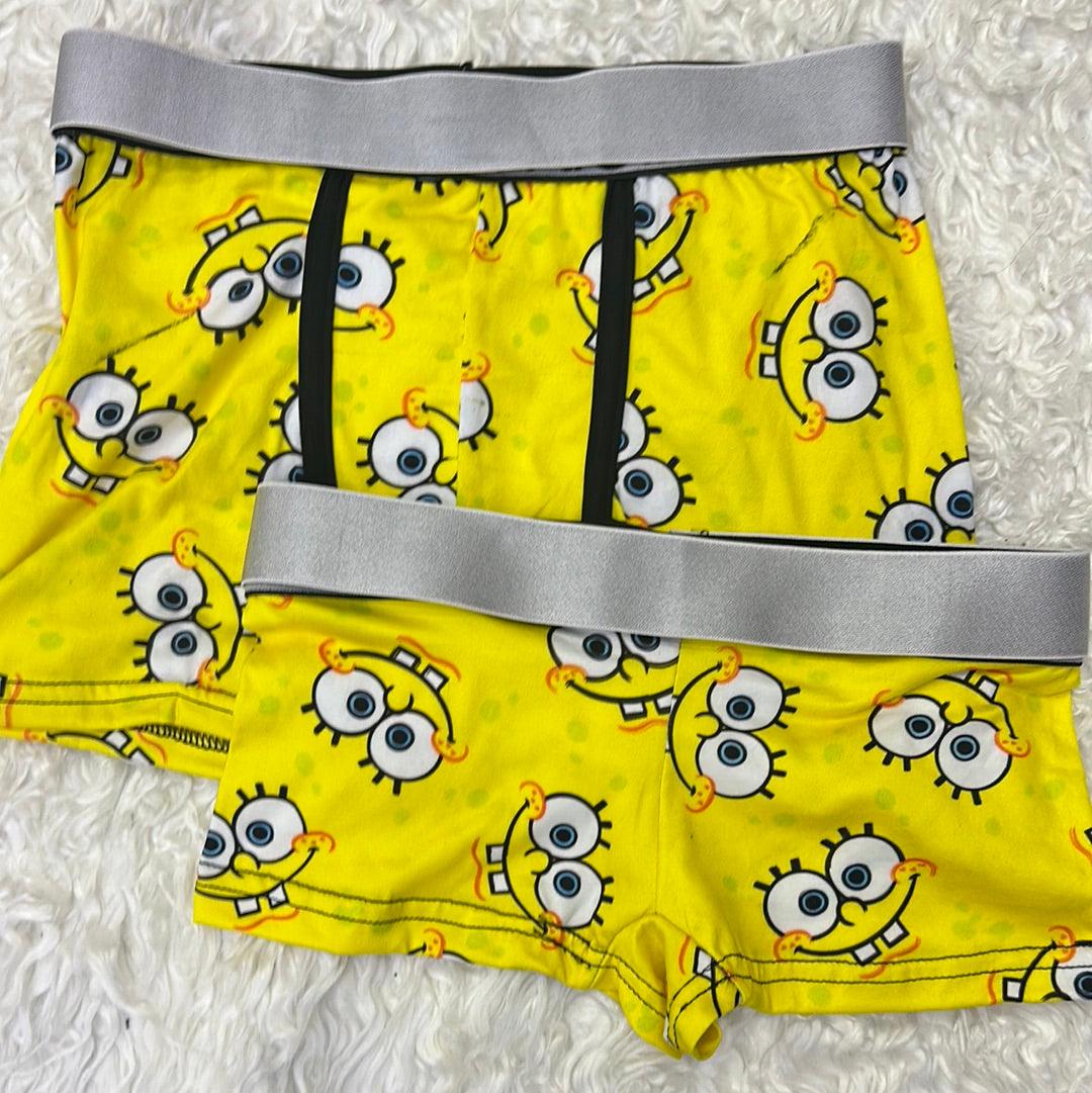 Sponge bob face 5 pcs pajama duo - Fundies