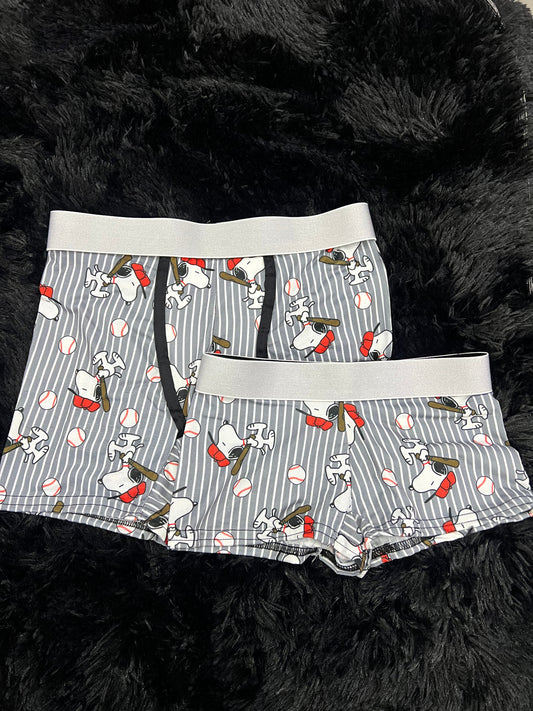 Snoopy Sin Color Duo Unitalla Con boxer.