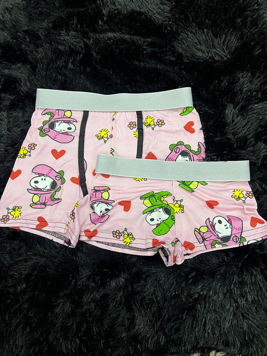 SnoopyDino Sin Color Duo Unitalla Con boxer