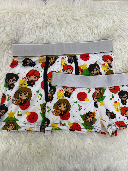 Harry Potter Estampado Negro Duo Unitalla Con boxer