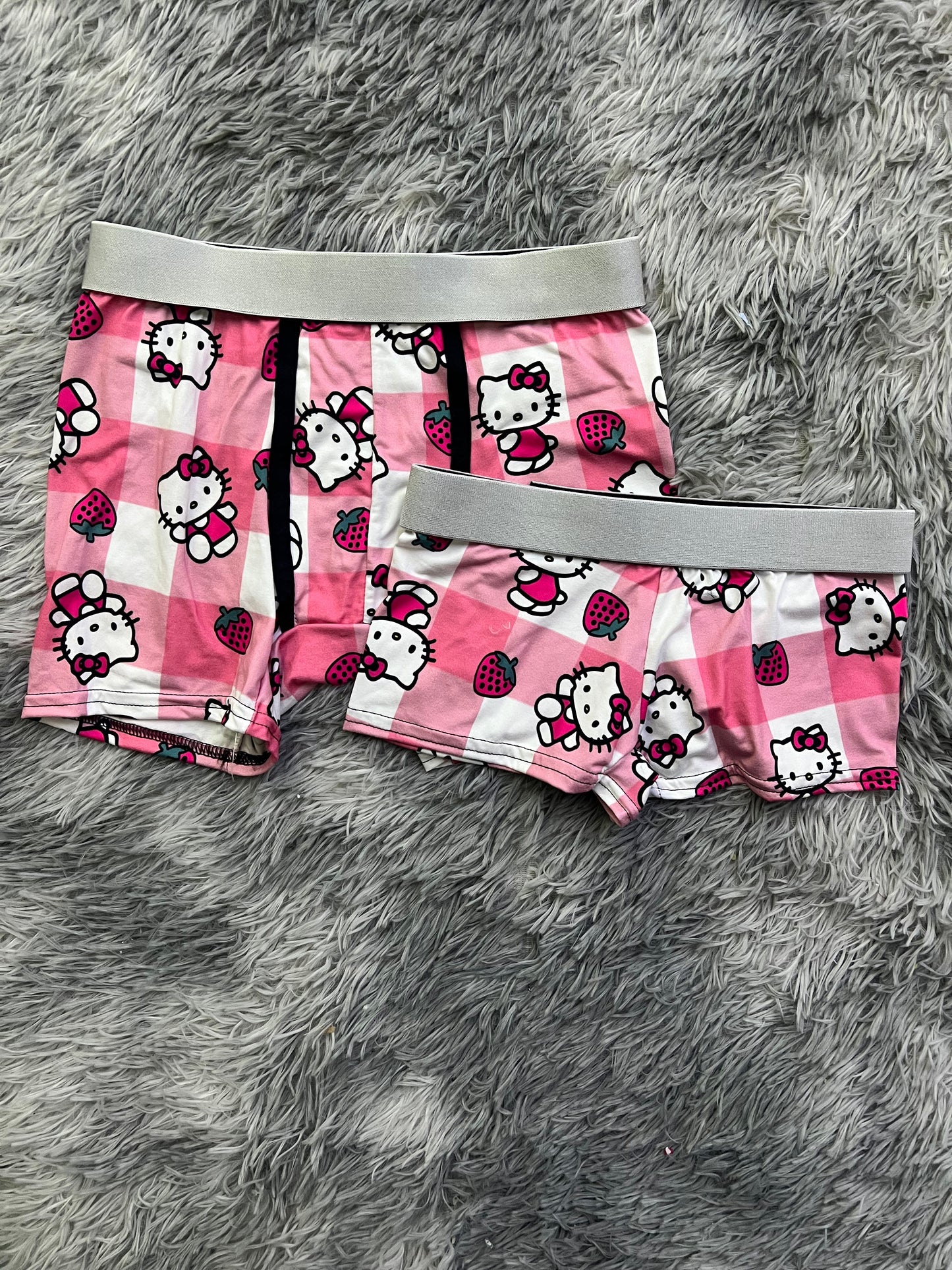 Hello Kitty Picnic Rosa Duo Unitalla Con boxer.