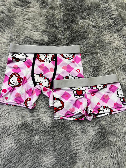 Hello Kitty Rosa Duo Unitalla Con boxer.