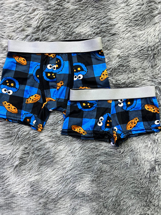 Monstruo De Galletas Azul Duo Unitalla Con boxer.