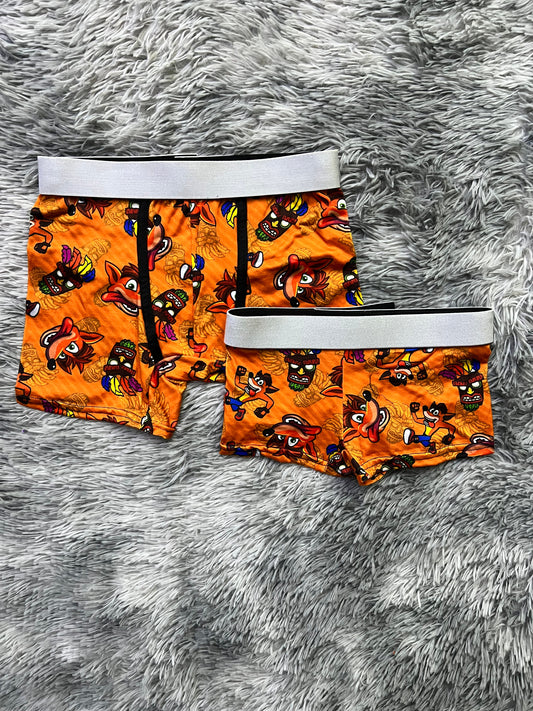 Bandicoot Boxer Naranja Duo Unitalla Con boxer.