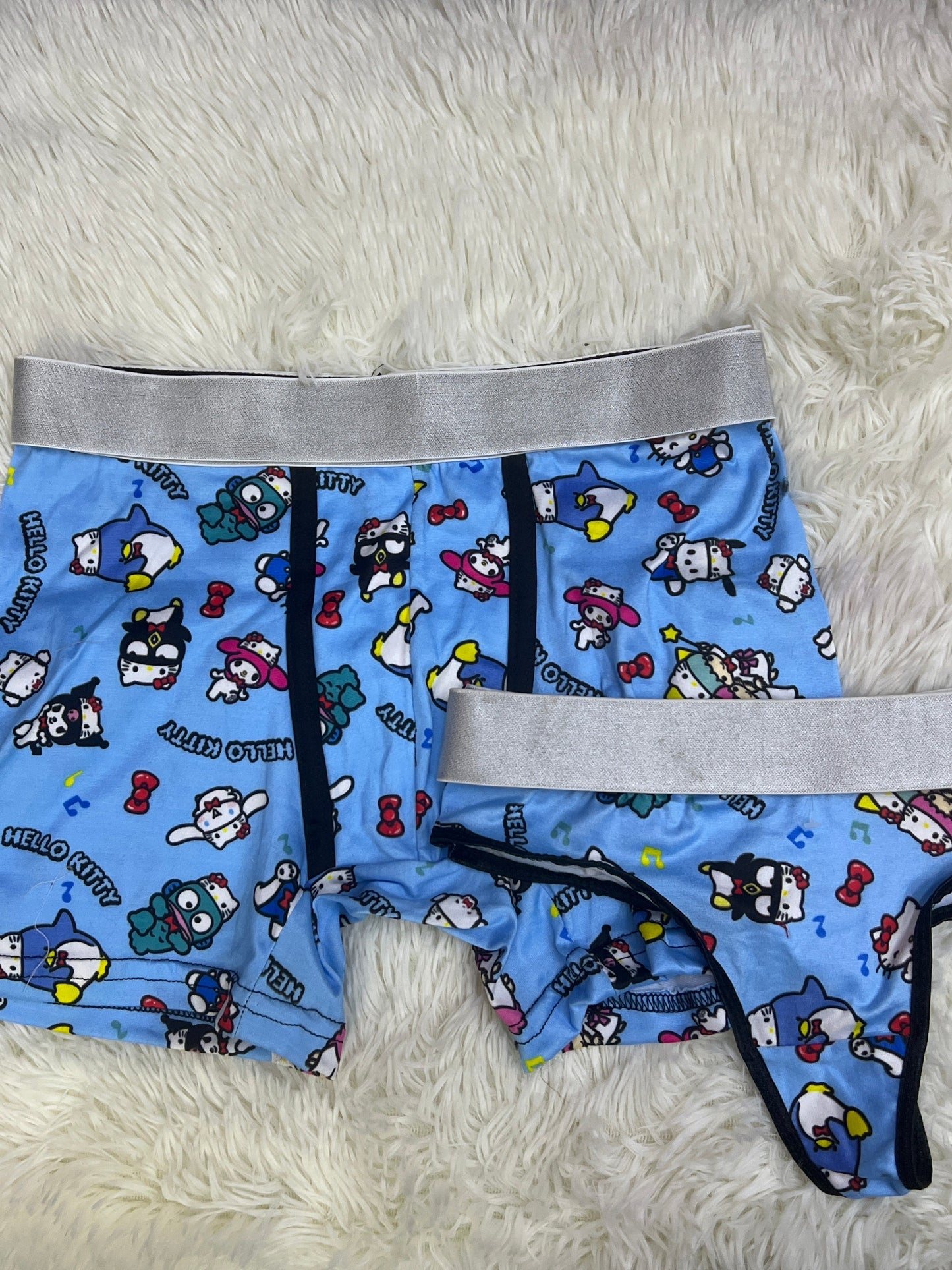Kitty Print Rosa duo unitalla con tanga