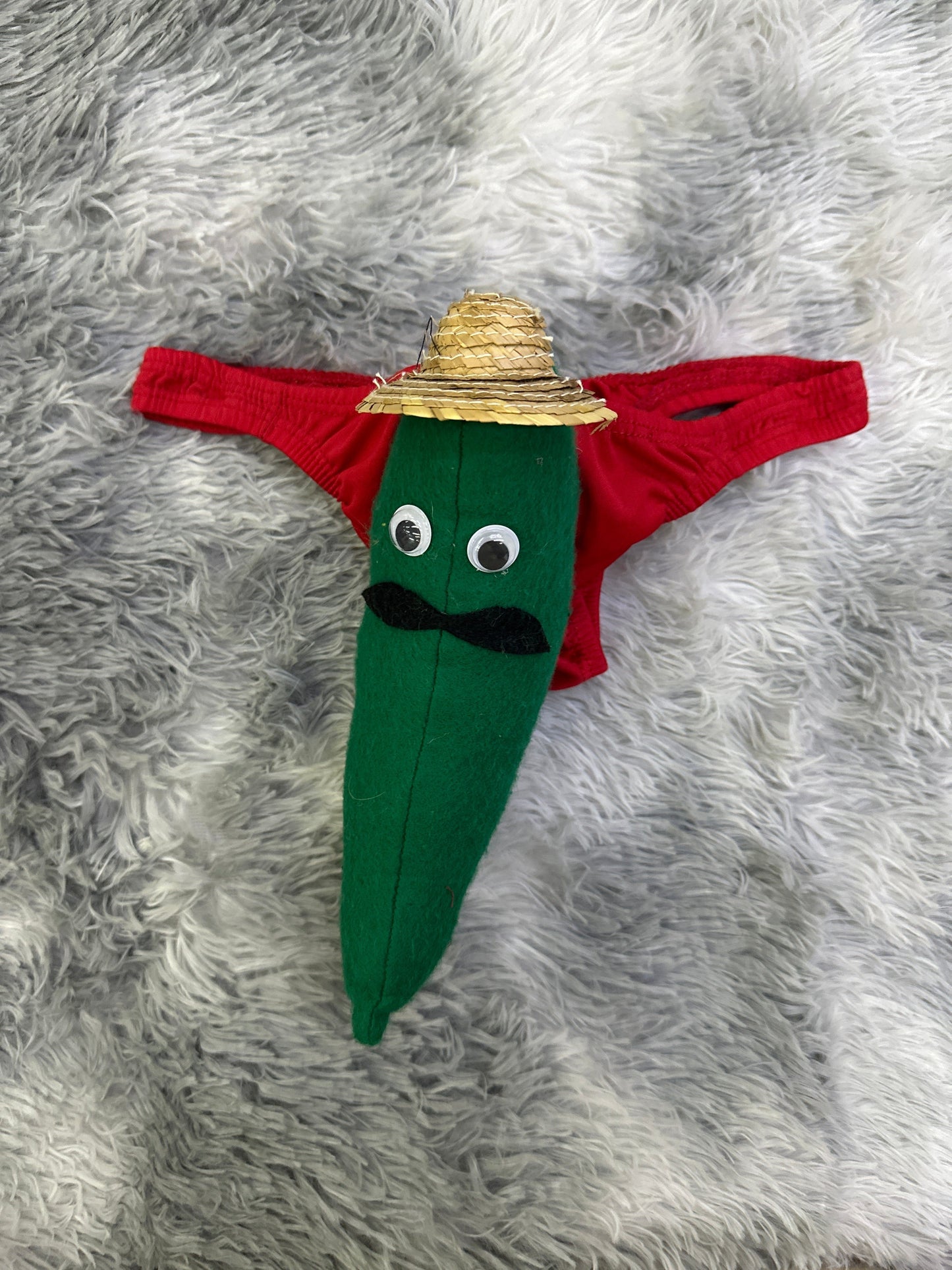 GreenMexicanChileGagWorthy UltraStretchOneSizeFitsMostUnderwearAdults Tanga De Broma