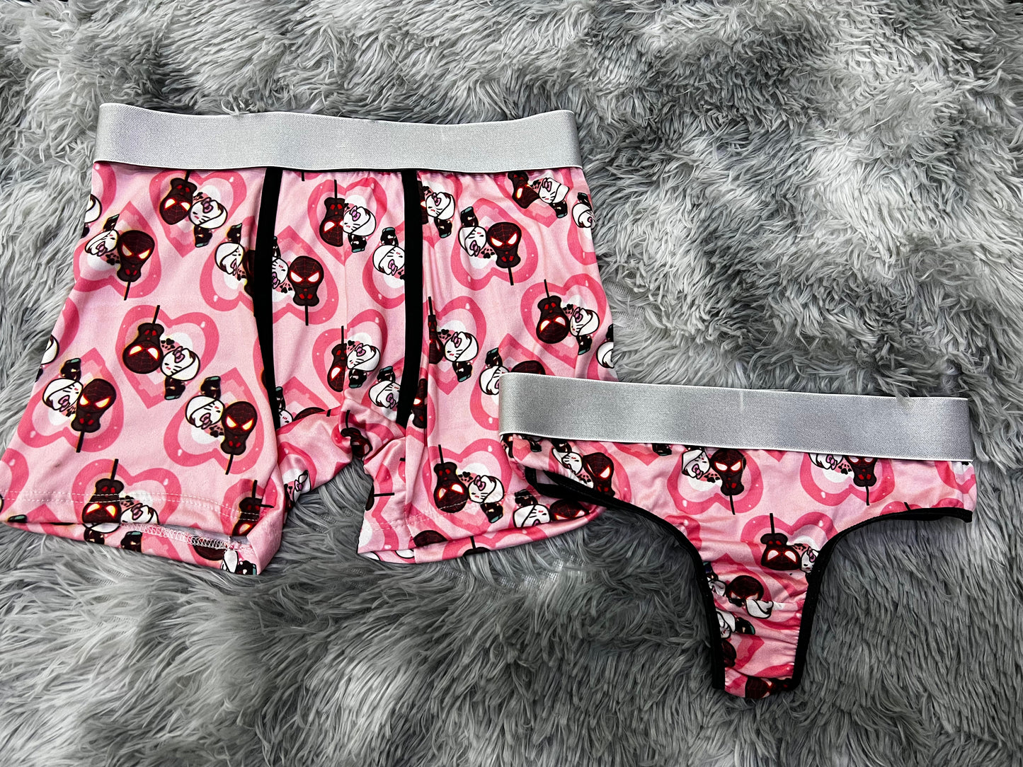 Spiderkitty Rosa duo unitalla con tanga