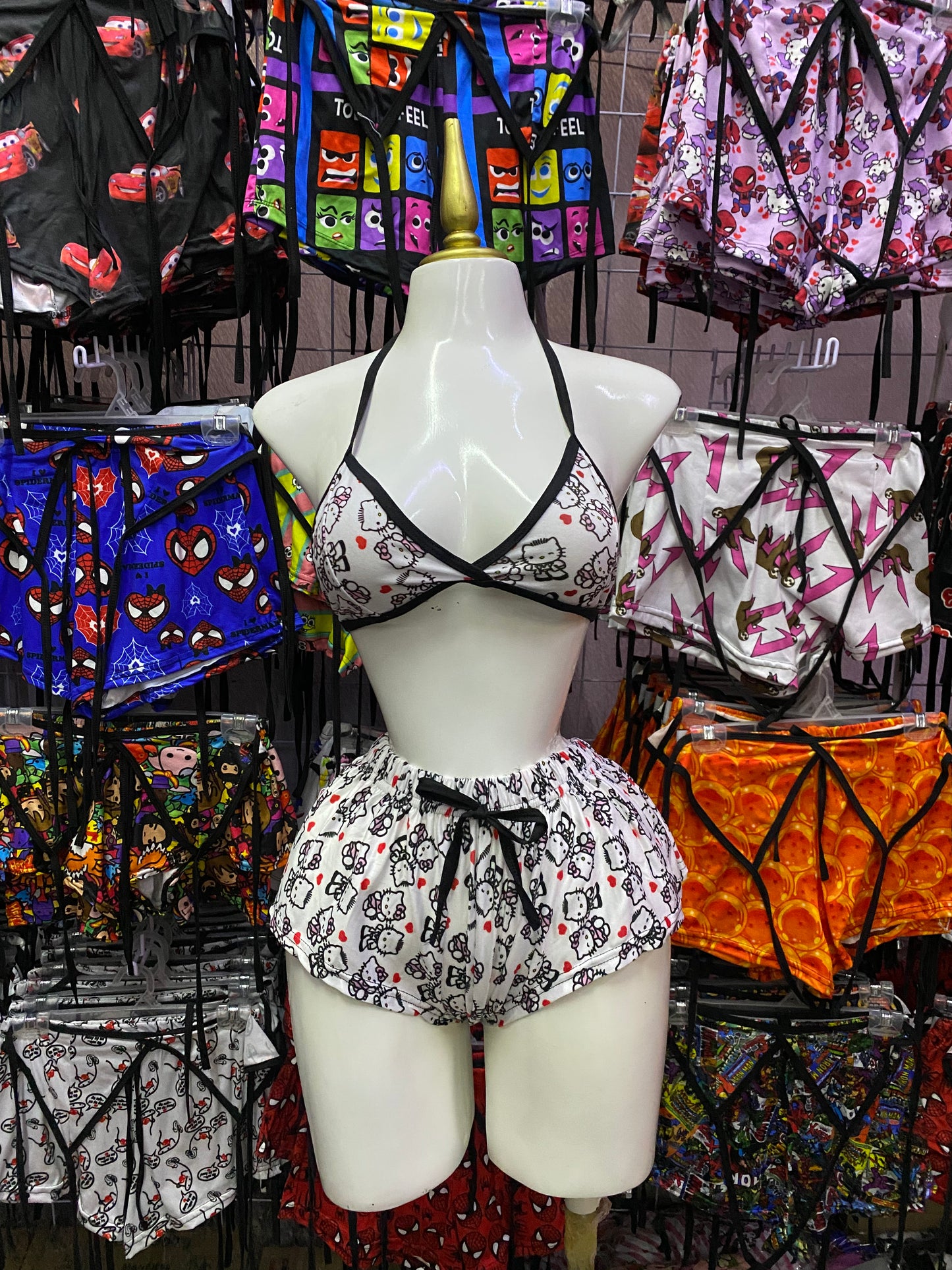 Hello kitty y dear Daniel Pijama de dama short con top individual de dama