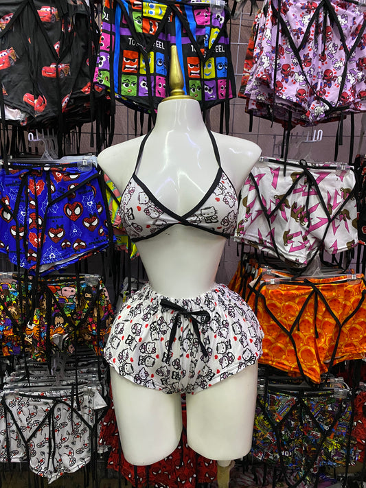 Hello kitty y dear Daniel Pijama de dama short con top individual de dama