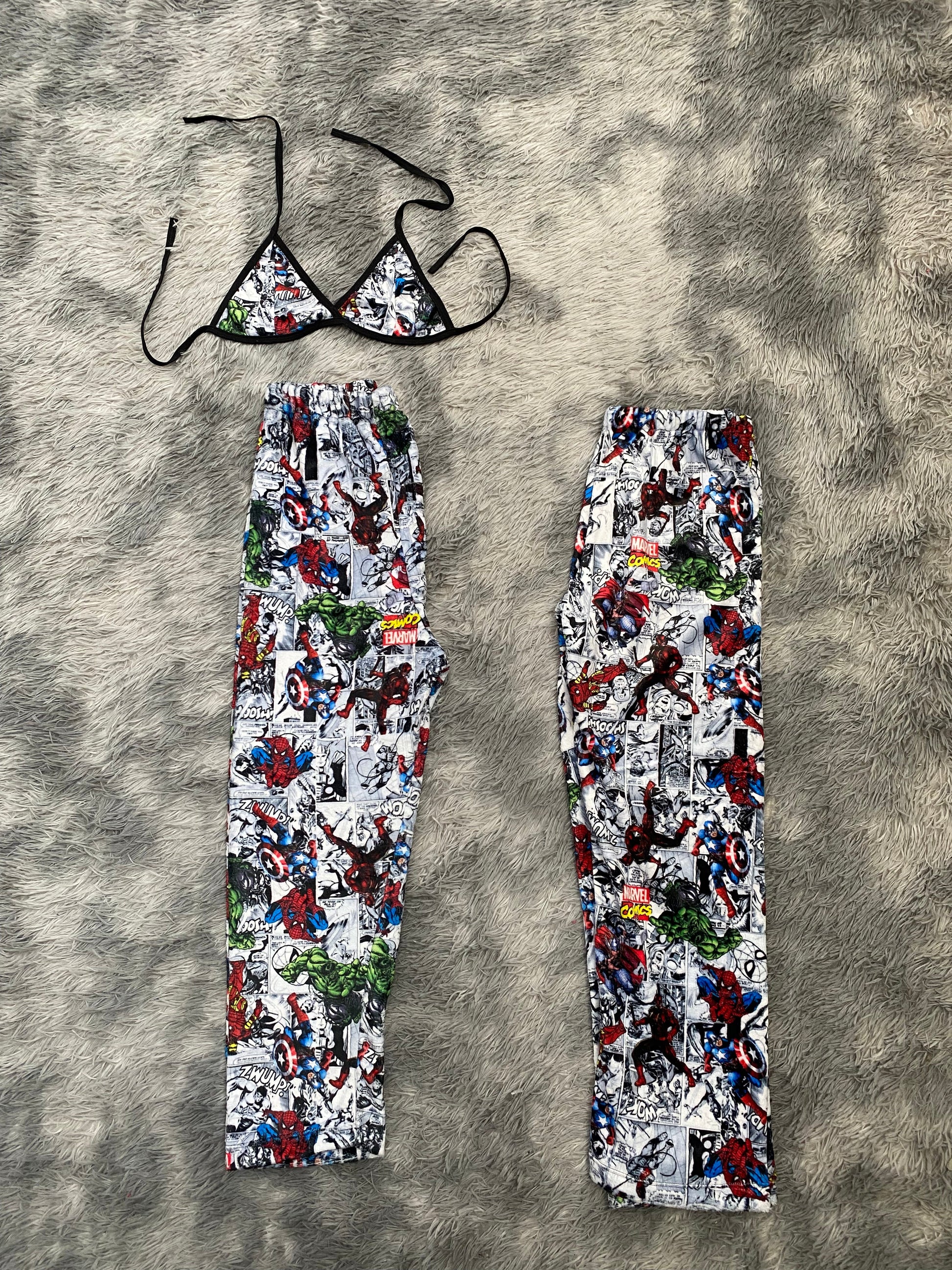 Marvel comics Duo de pijama afelpada - Fundies